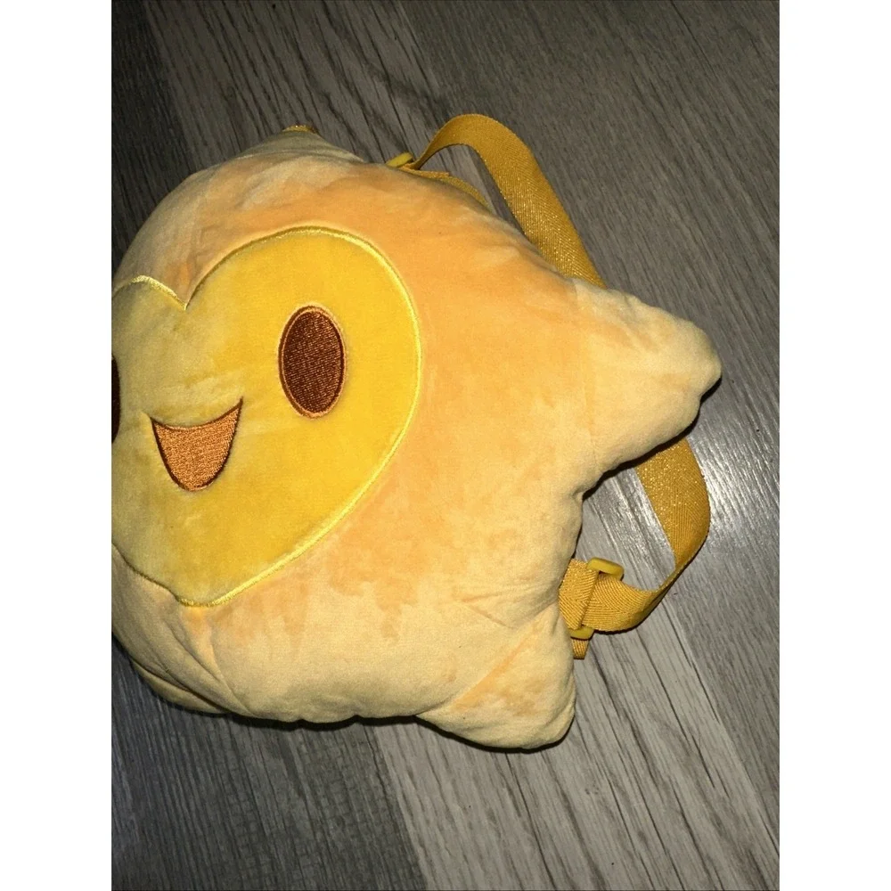 Disney Wish Star Kids Plush‎ Mini Backpack Bag Yellow Gold 12